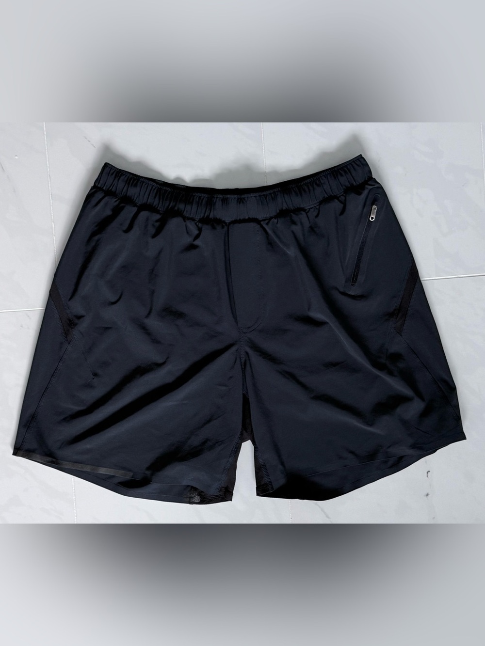 Lululemon Pace Breaker Men's Athletic Workout Shorts in Charcoal, Size L